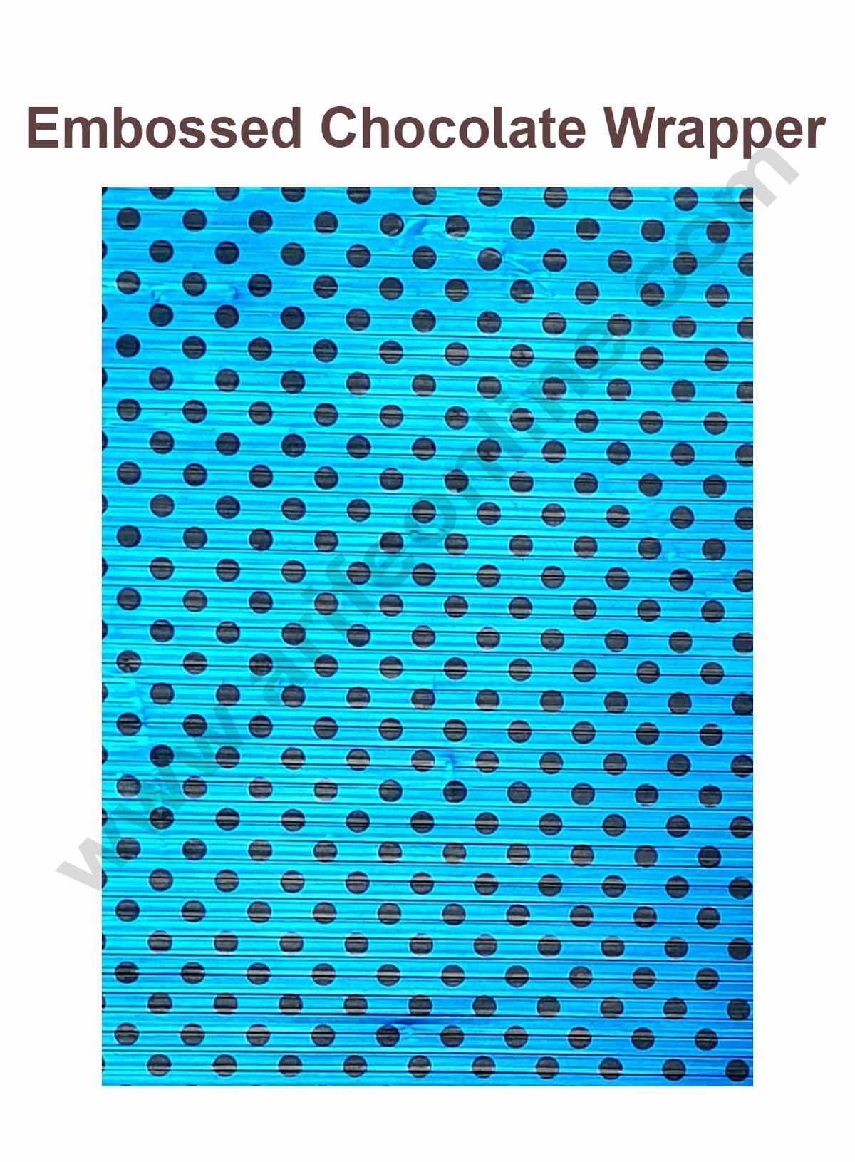 Cake Decor Chocolate Wrappering Foil, Embossed Chocolate Wrapper, 150 ...