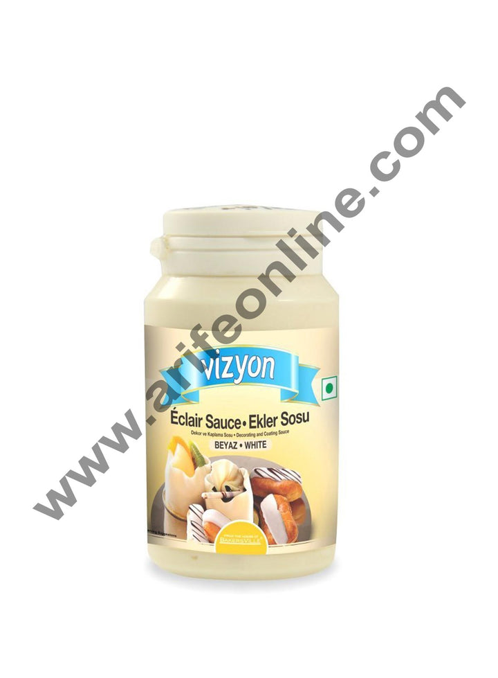 Vizyon Eclair Sauce-White, 200 gm