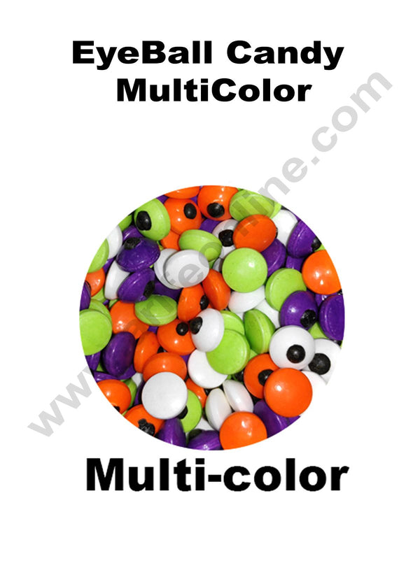 Cake Decor Sugar Candy - Eyeballs Candy Multi Color