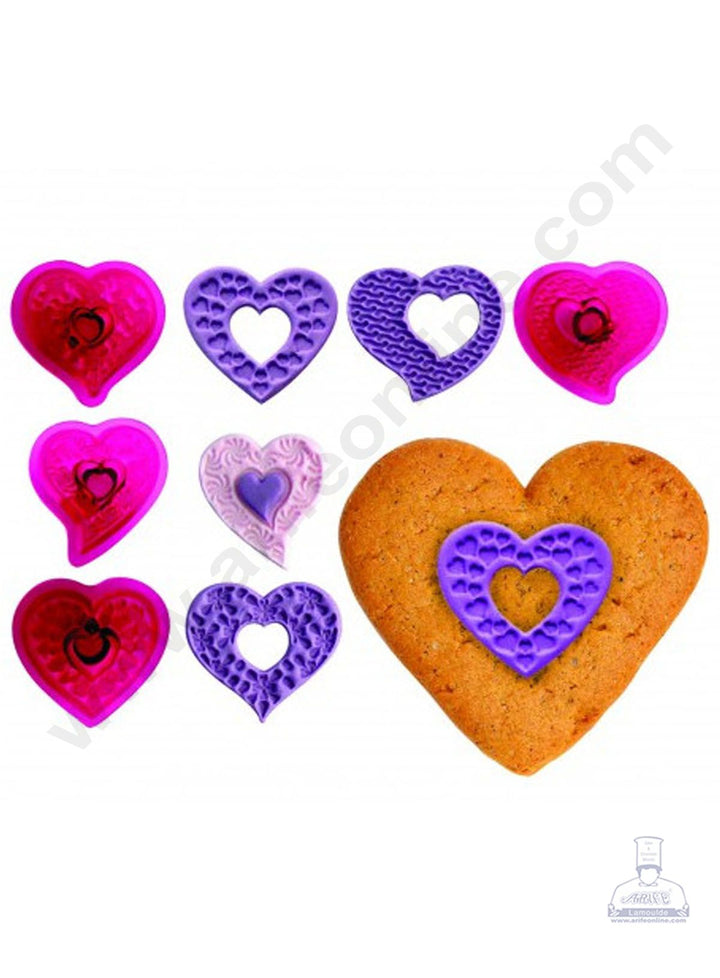 Cake Decor 4 Pieces Plastic Fantasy Heart For Cake Decorations