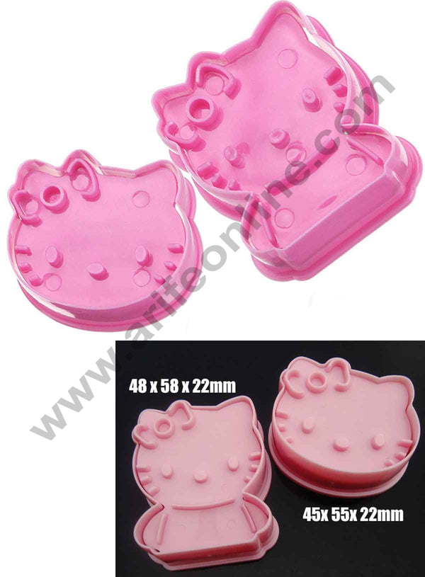 Hello Kitty & Face Pull Press Cookie Cutter