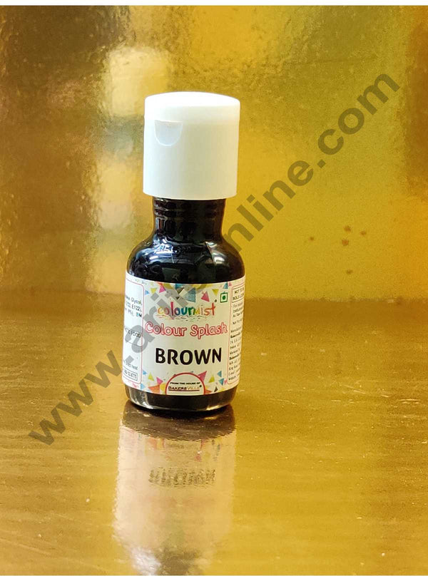 Colourmist Colour Splash Mini Liquid Food Colour - Brown 20gm