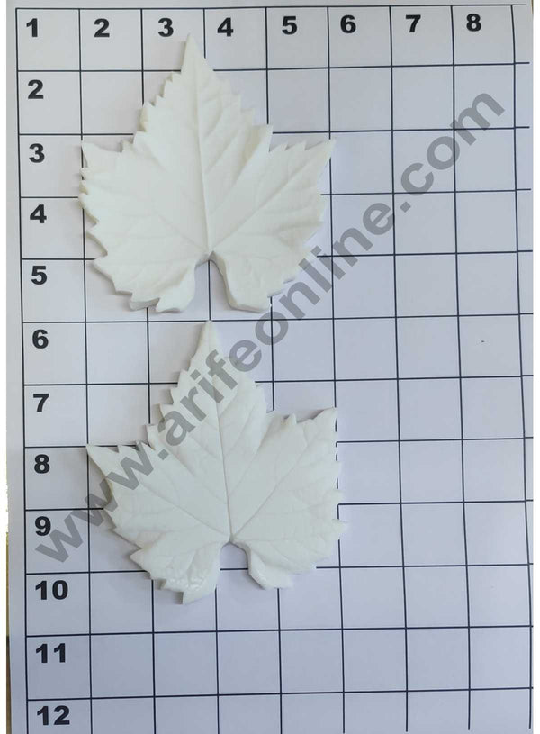 Cake Decor Silicon 2Pcs Veiners Leaves Fondant Clay Marzipan Cake Decoration Mould SBSP-713