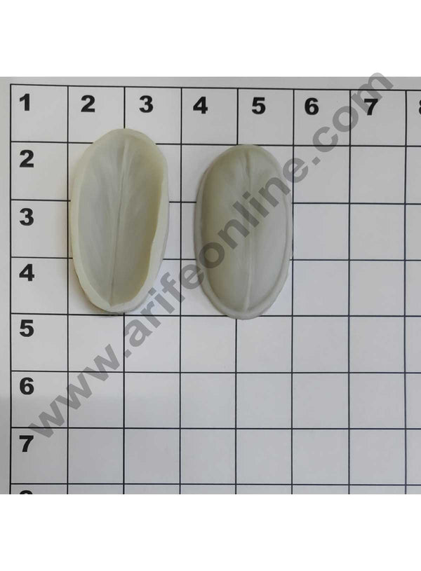 Cake Decor Silicon 2Pcs Veiners Leaves Fondant Clay Marzipan Cake Decoration Mould SBSP-719