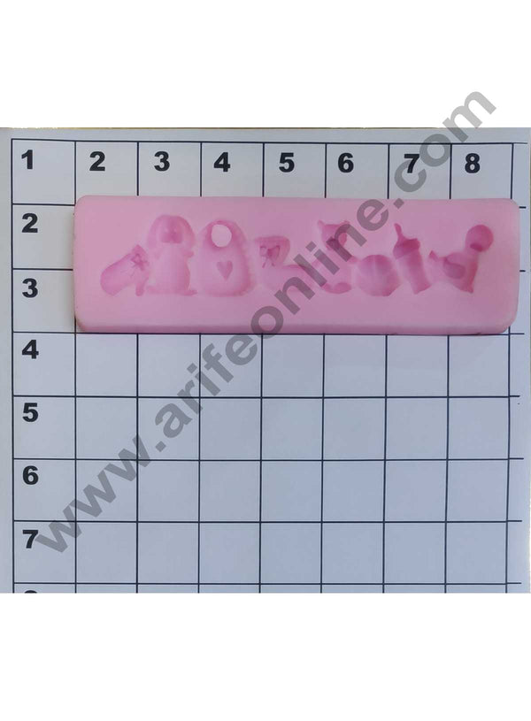 Cake Decor Silicone Bay Shower Patten Fondant Mould