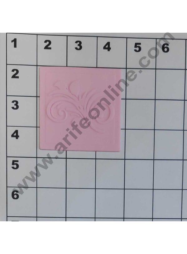 Cake Decor Silicon Floral Patten Impression Fondant Clay Marzipan Cake Decoration Mould