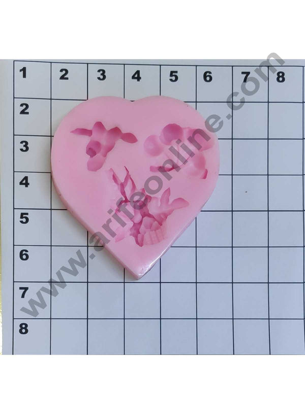 Cake Decor Silicon 3 Cavity Flower Bouquet Silicone Fondant Mould Marzipan Mould