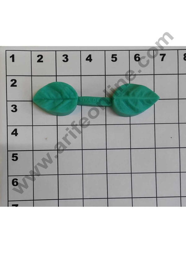 Cake Decor Silicon 2Pcs Veiners Leaves Fondant Clay Marzipan Cake Decoration Mould SBSP-605