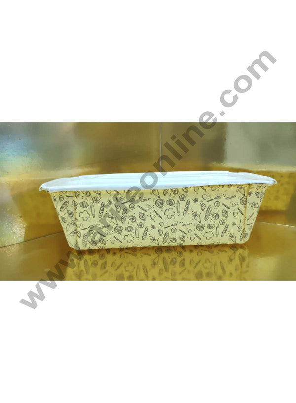 Novacart Bake &amp; Serve Paper Baking Mould By Cake Decor - Plum Cake Mould Light Brown10 Pcs