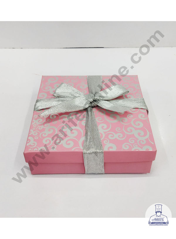 Cake Decor Chocolate Gift Boxes Set Of 10 Pieces - Pink (SBEB-018)
