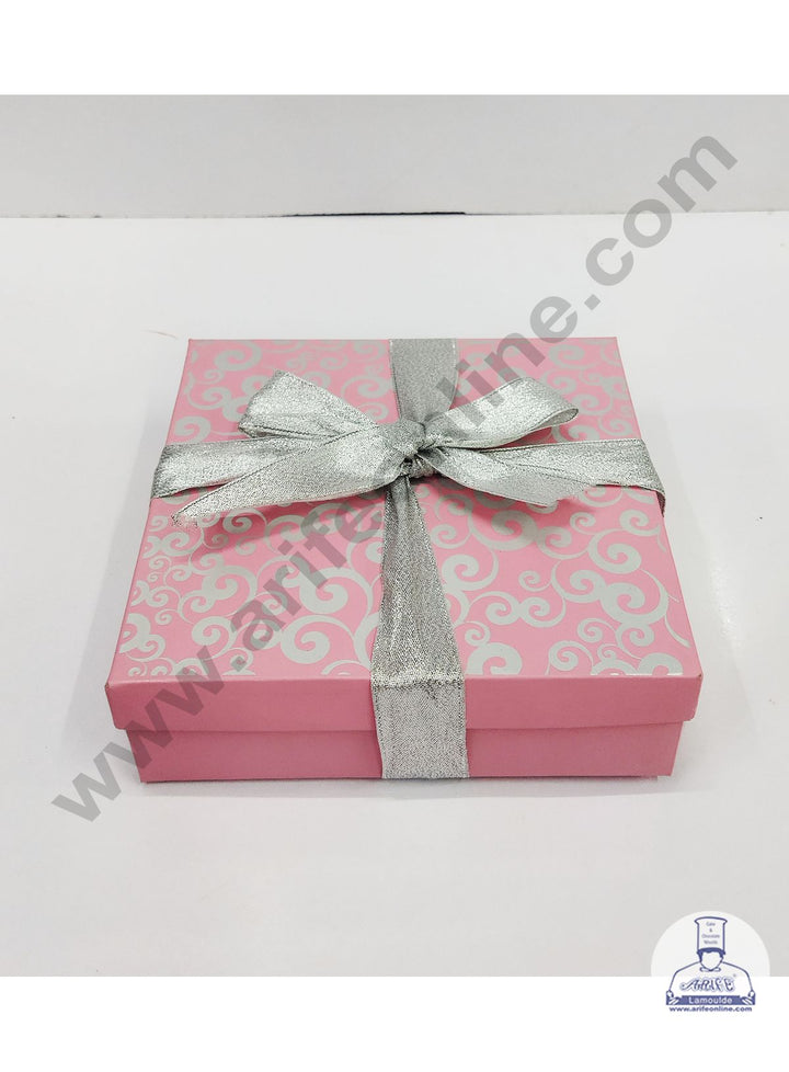 Cake Decor Chocolate Gift Boxes Set Of 10 Pieces - Pink (SBEB-018)