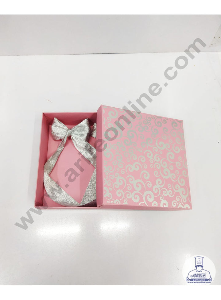 Cake Decor Chocolate Gift Boxes Set Of 10 Pieces - Pink (SBEB-018)
