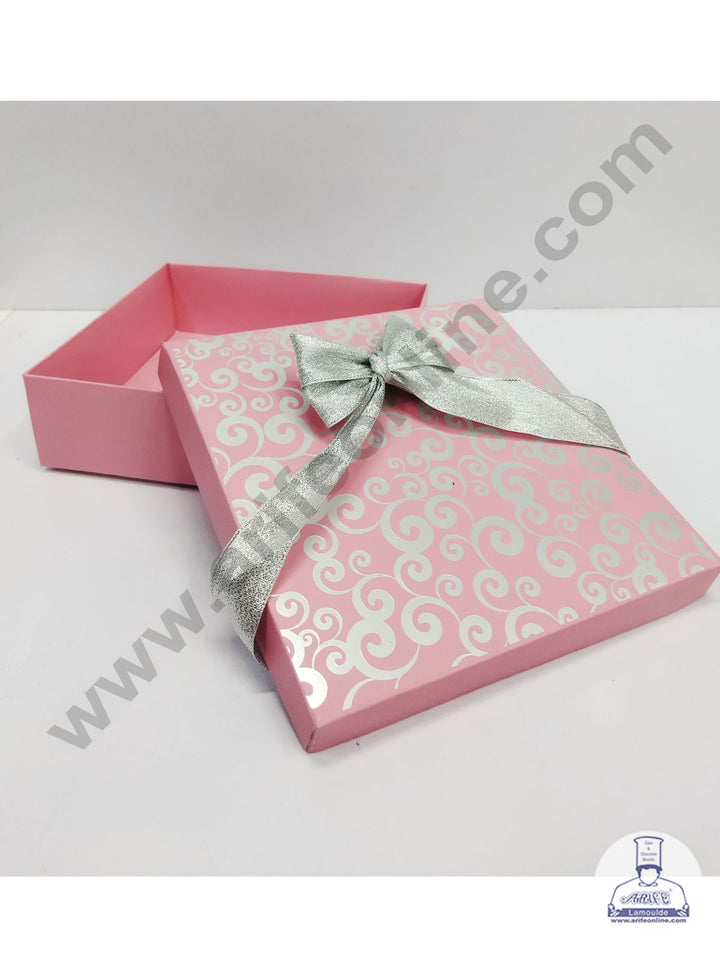 Cake Decor Chocolate Gift Boxes Set Of 10 Pieces - Pink (SBEB-018)