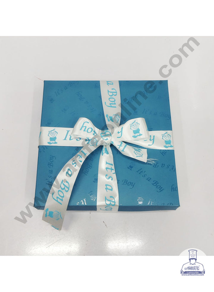 Cake Decor Chocolate Gift Boxes Set Of 10 Pieces - Blue (SBEB-018)