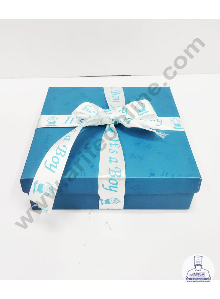 Cake Decor Chocolate Gift Boxes Set Of 10 Pieces - Blue (SBEB-018)