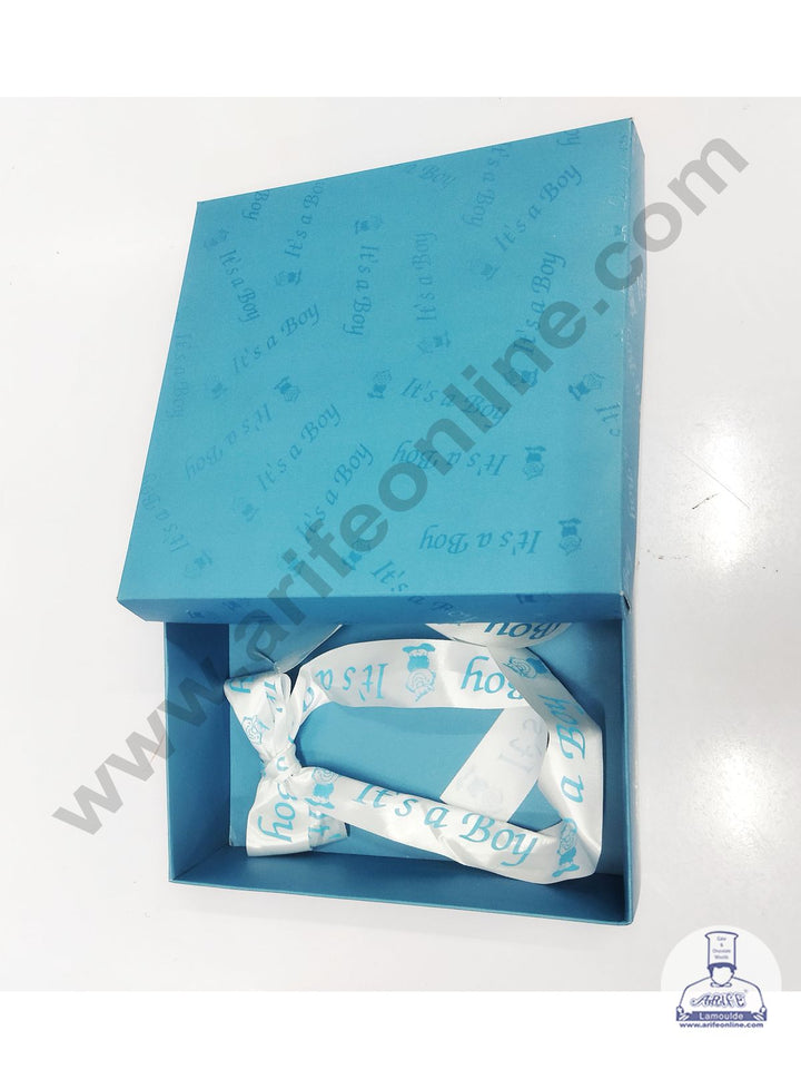 Cake Decor Chocolate Gift Boxes Set Of 10 Pieces - Blue (SBEB-018)