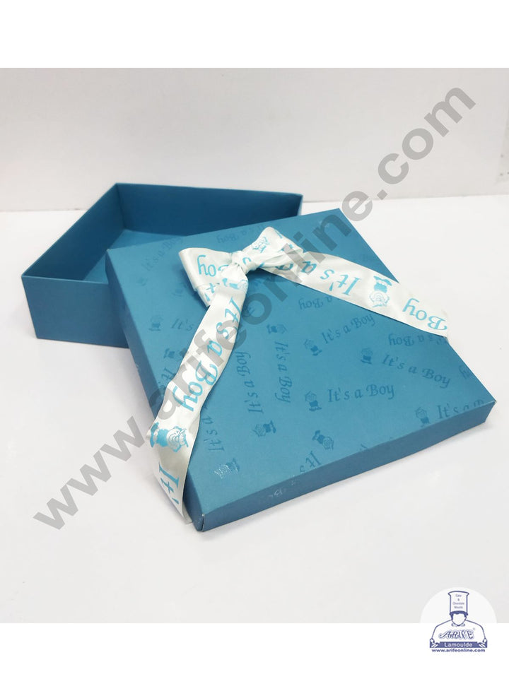 Cake Decor Chocolate Gift Boxes Set Of 10 Pieces - Blue (SBEB-018)