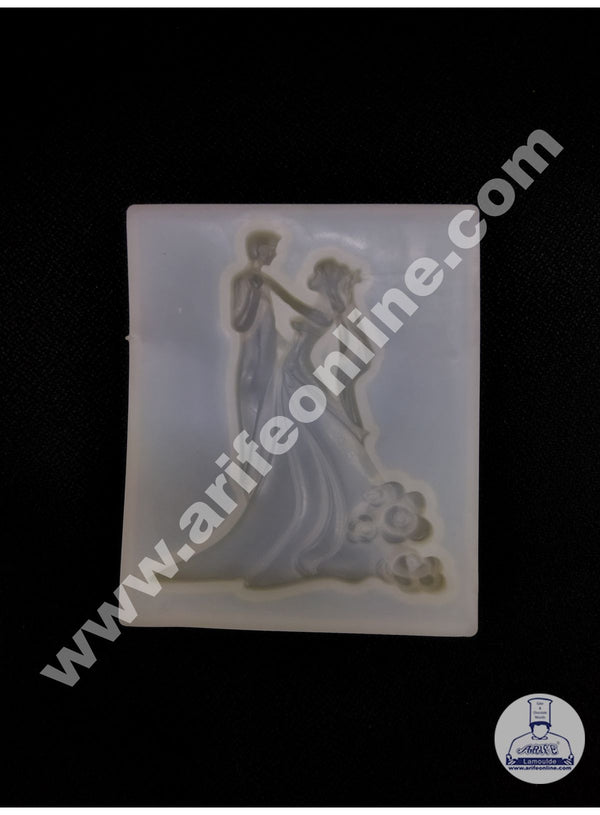 Cake Decor Couple Design Button And Rope Silicone Soft Mold for Cake Decoration Candy Soap Making SBS-823