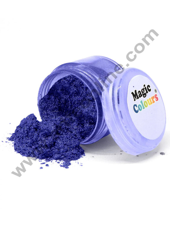 Home Magic Colours™ Edible Lustre Dust - Indigo Spark (8 ml)