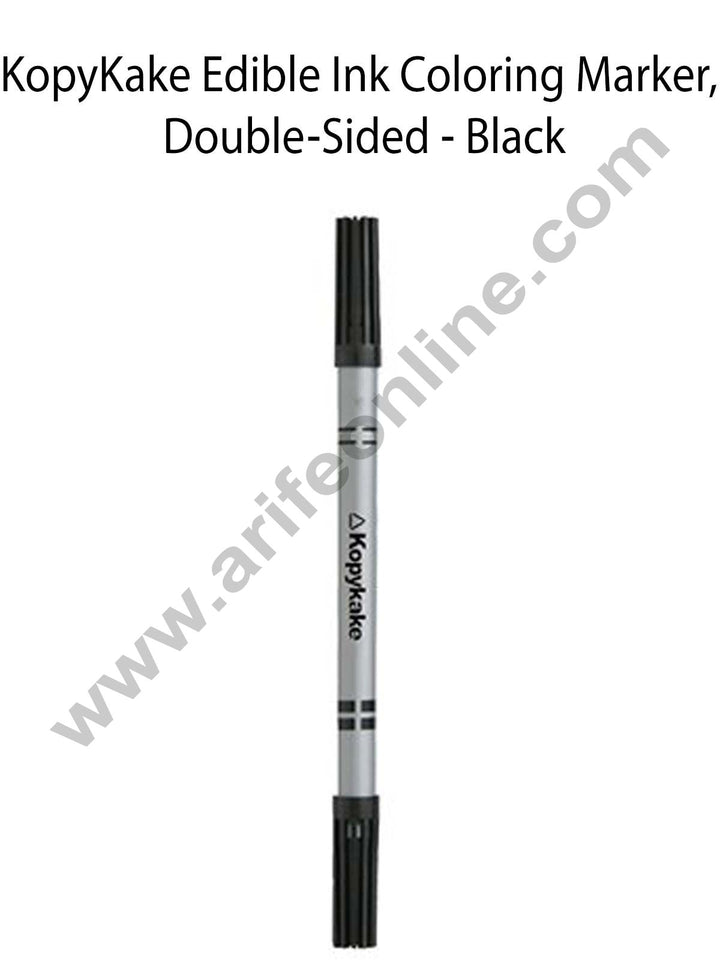 KopyKake Edible Ink Coloring Marker, Double Sided Black
