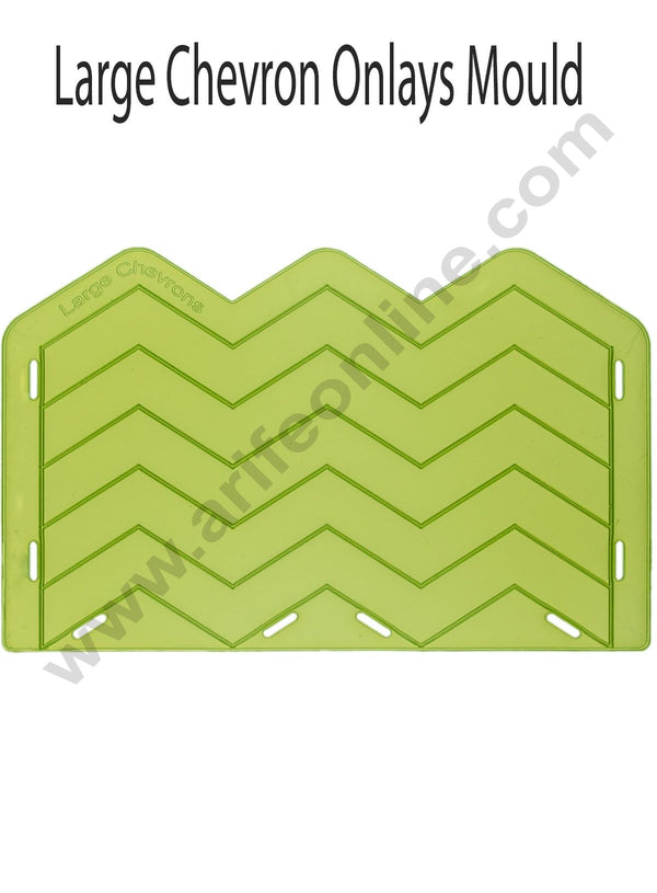 Silicone Large Chevron Pattern Impression Onlays Moulds
