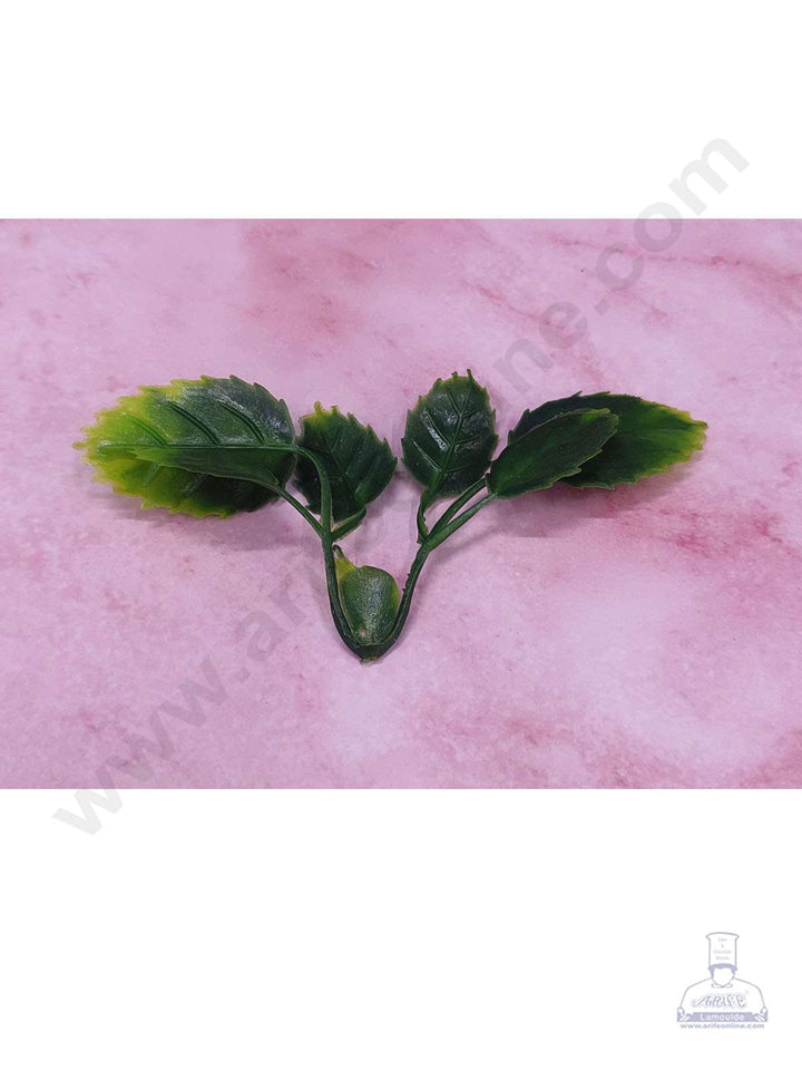 Cake Decor™ Artificial Green Leaves Flower For Cake Decoration – ( 1 Pack )