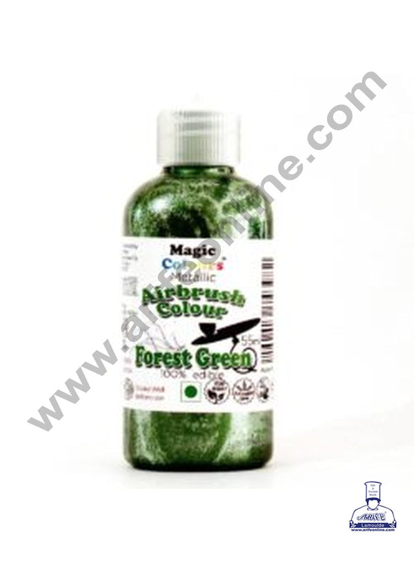 Magic Colours Edible Metallic Airbrush Colour - Forest Green ( 55ml )