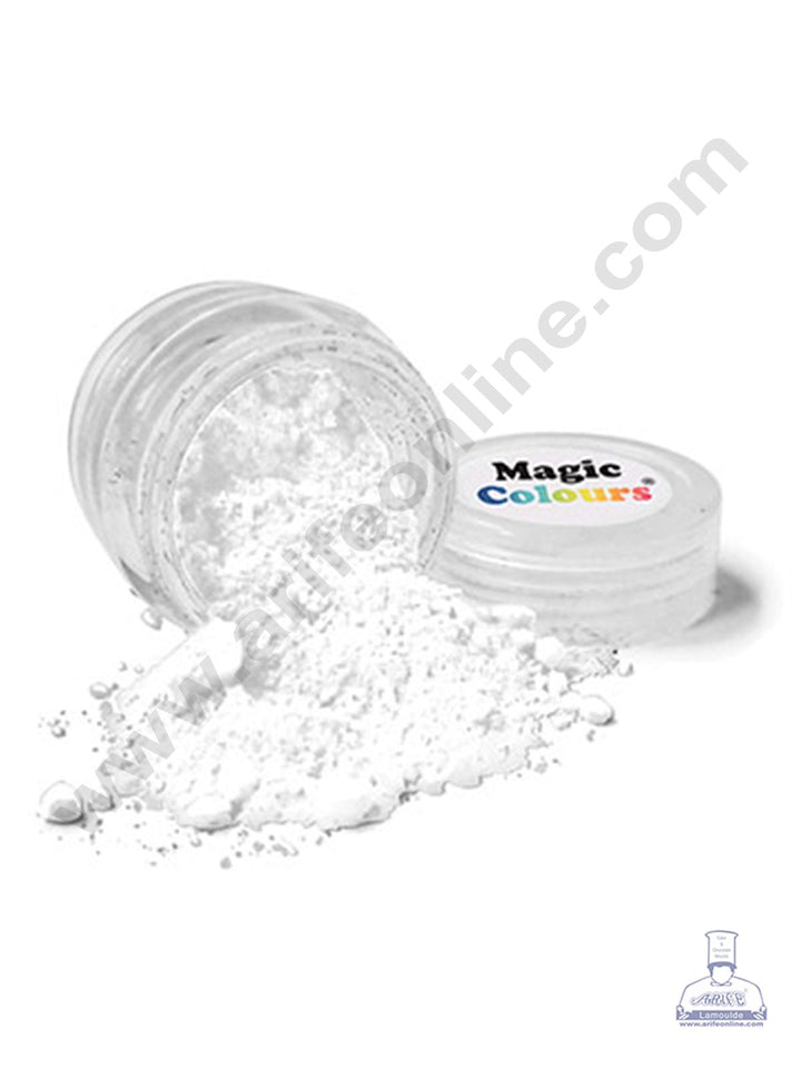 Magic Colours™ Edible Petal Dust - Pure Snow White (10 ml)