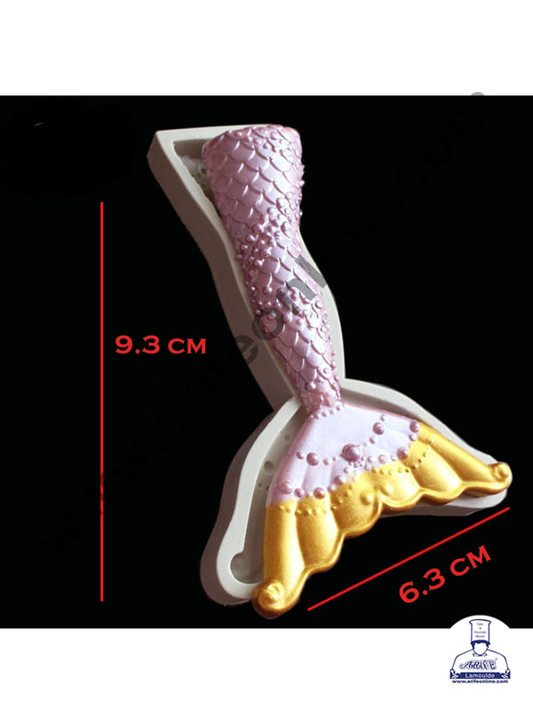 Cake Decor Silicone 1pcs Mermaid Tail Fondant Mold