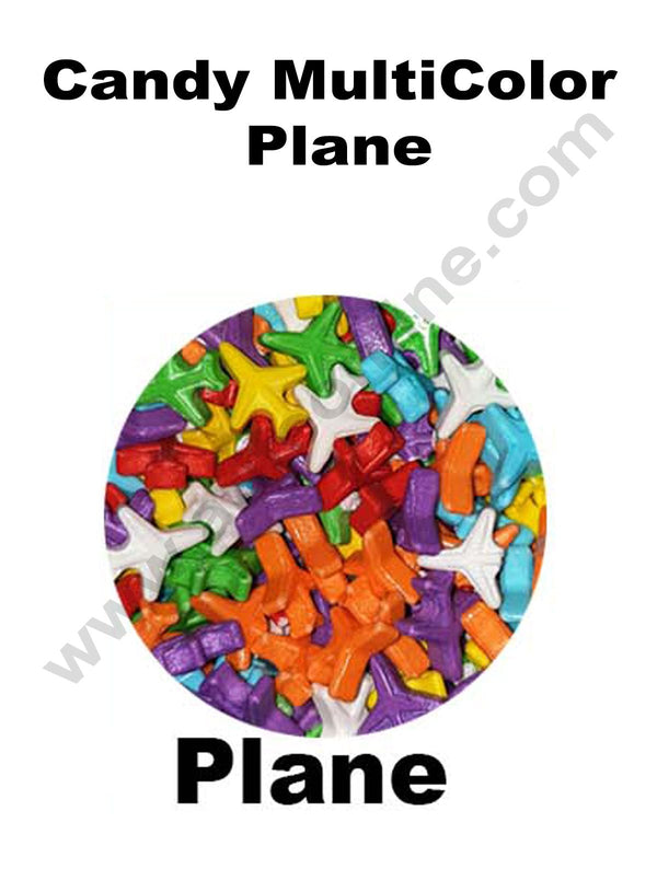 Cake Decor Sugar Candy - Plane Multi Color Candy