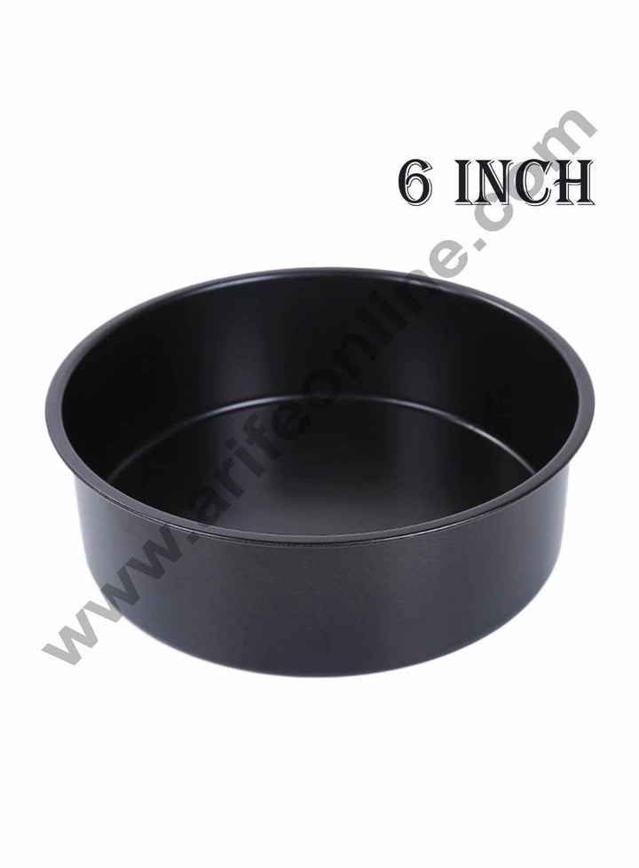 Cake Decor Round Cake Mould Nonstick Cake Mould 6 x 2 inch