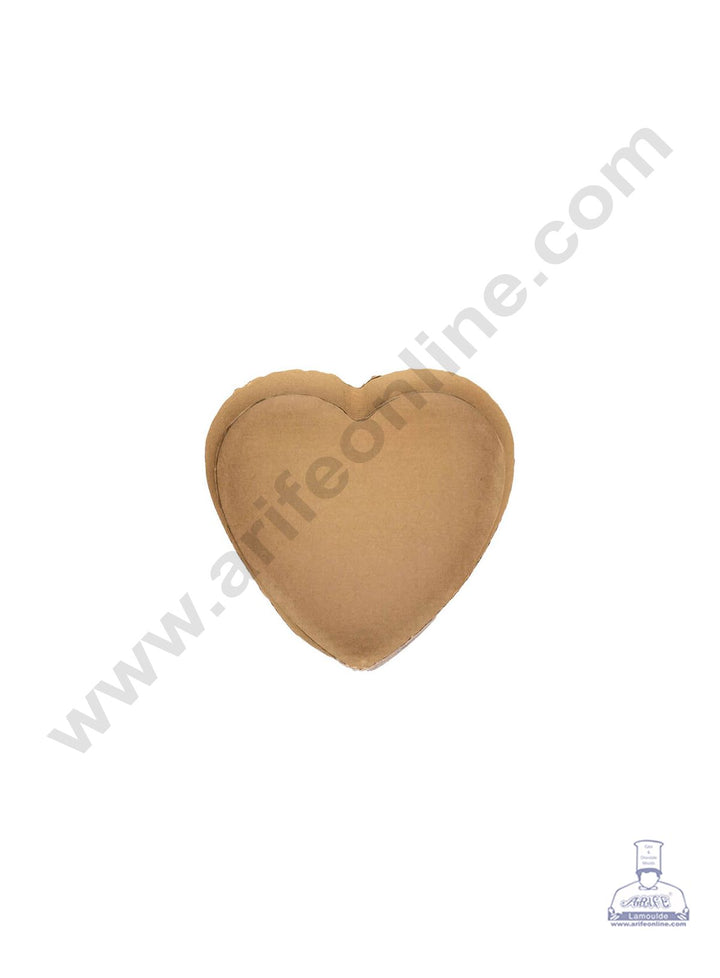 Novacart Bake & Serve Paper Baking Mould By Cake Decor - Heart Shaped Cake Mould 10 Pcs ( SBG9F-09014 )