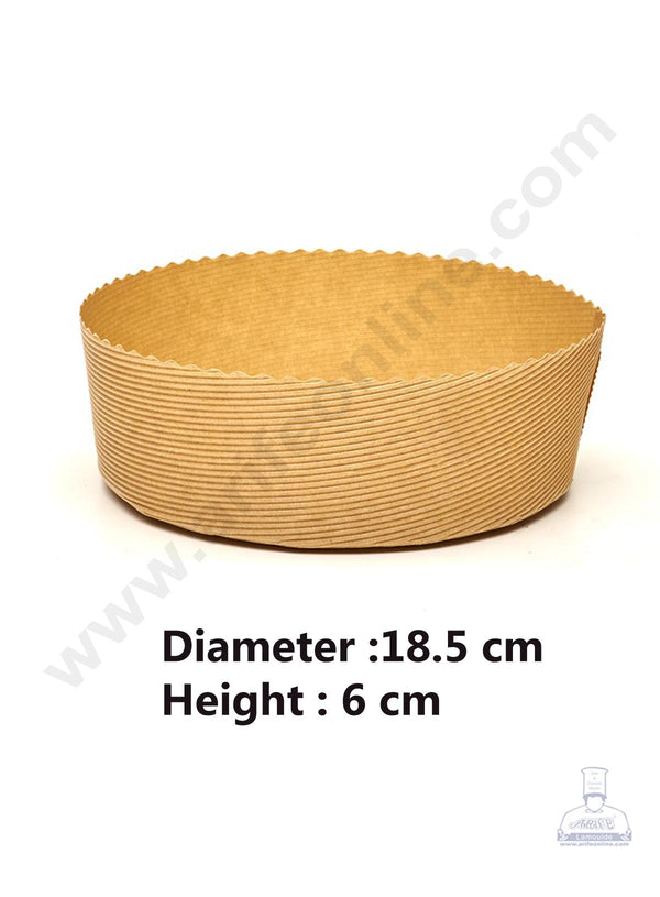 Paper Baking Mould – Round Cake Mould, 18 cm Dia