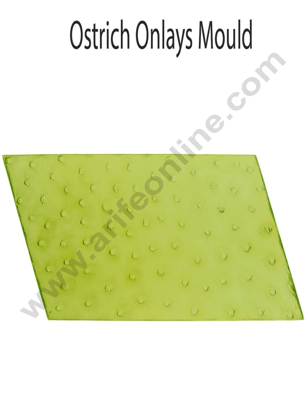 Silicone Ostrich Pattern Impression Onlays Moulds