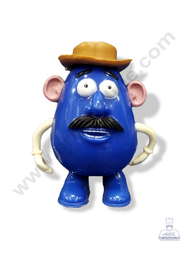 Cake Decor 1 Piece Mr. Potato Head Blue Color Toy Cake Topper
