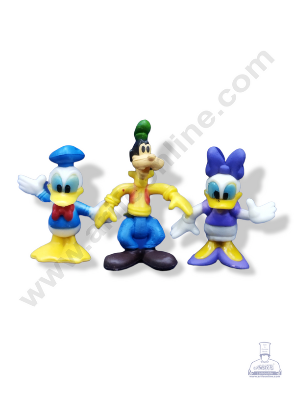 Cake Decor 3 Pieces Donald Duck Daisy Duck And Goofy Toy Cake Topper