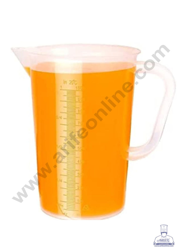 Cake Decor Plastic Measuring Jug / Mug 1000ml (1 ltr) Beaker with Handle