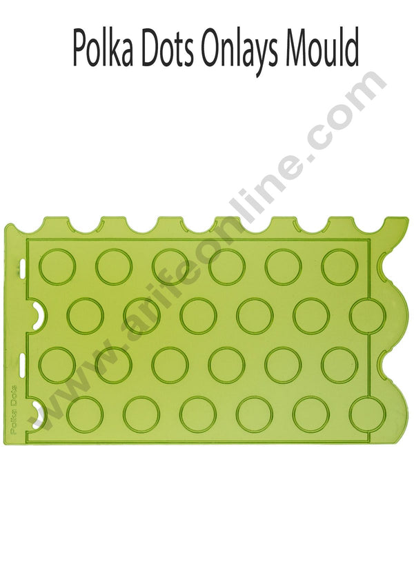 Silicone Polka Dots Pattern Impression Onlays Moulds