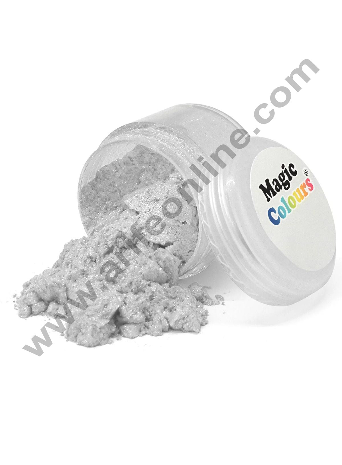 Magic Colours™ Edible Lustre Dust - Pure Silver (8 ml) – Arife Online Store