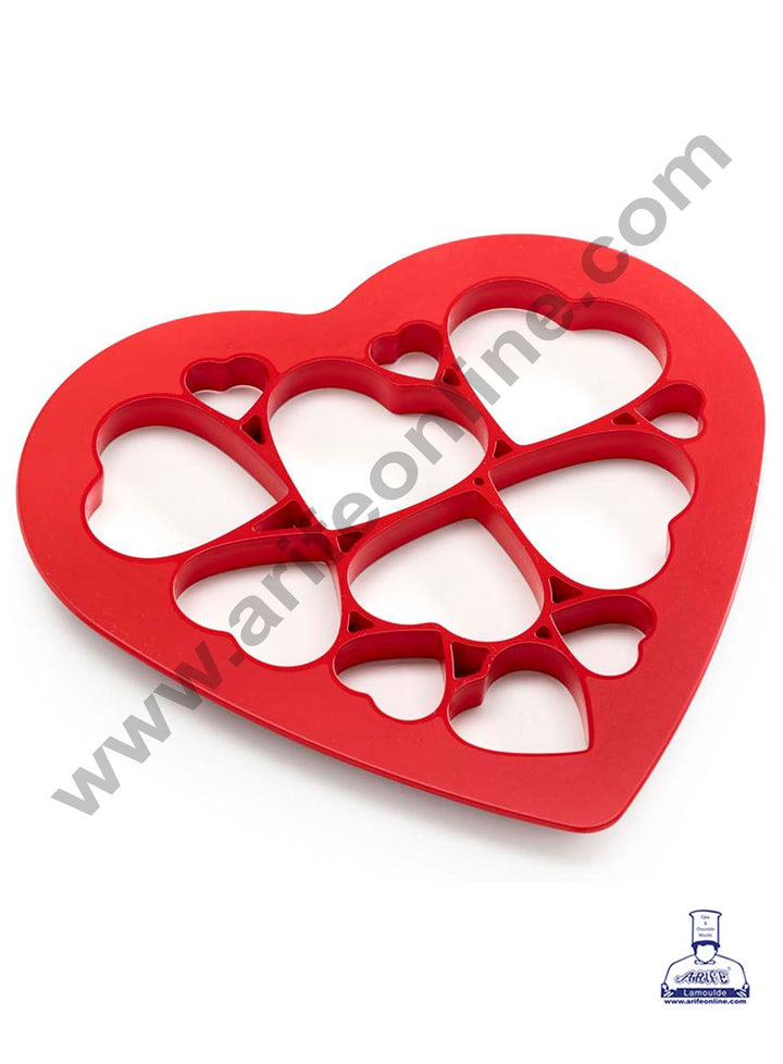 Cake Decor 1pc Cookies Puzzle Hearts Plastic Cookie Cutter Fondant Cutter Gumpaste Cutter