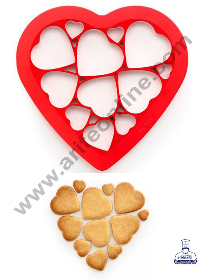 Cake Decor 1pc Cookies Puzzle Hearts Plastic Cookie Cutter Fondant Cutter Gumpaste Cutter