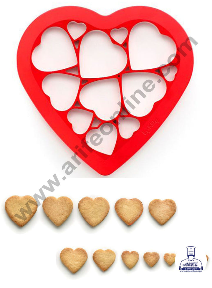 Cake Decor 1pc Cookies Puzzle Hearts Plastic Cookie Cutter Fondant Cutter Gumpaste Cutter