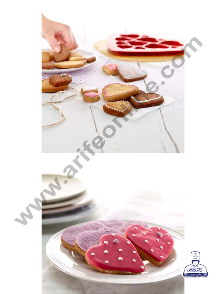 Cake Decor 1pc Cookies Puzzle Hearts Plastic Cookie Cutter Fondant Cutter Gumpaste Cutter