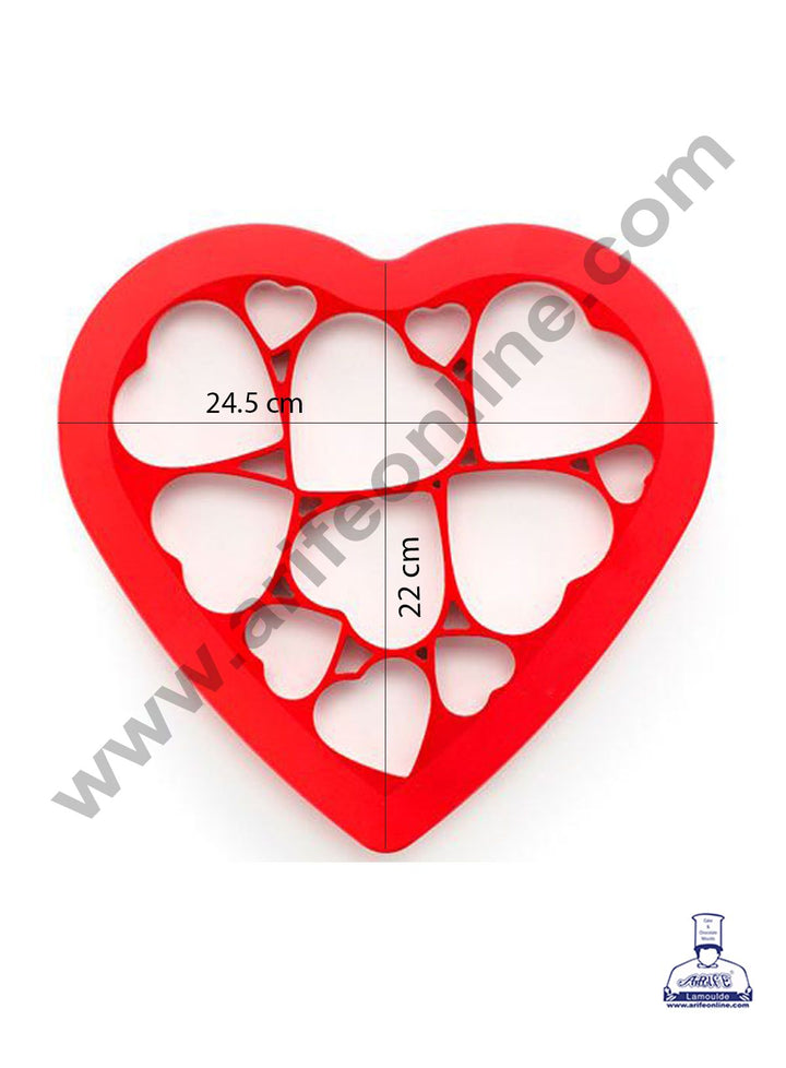 Cake Decor 1pc Cookies Puzzle Hearts Plastic Cookie Cutter Fondant Cutter Gumpaste Cutter