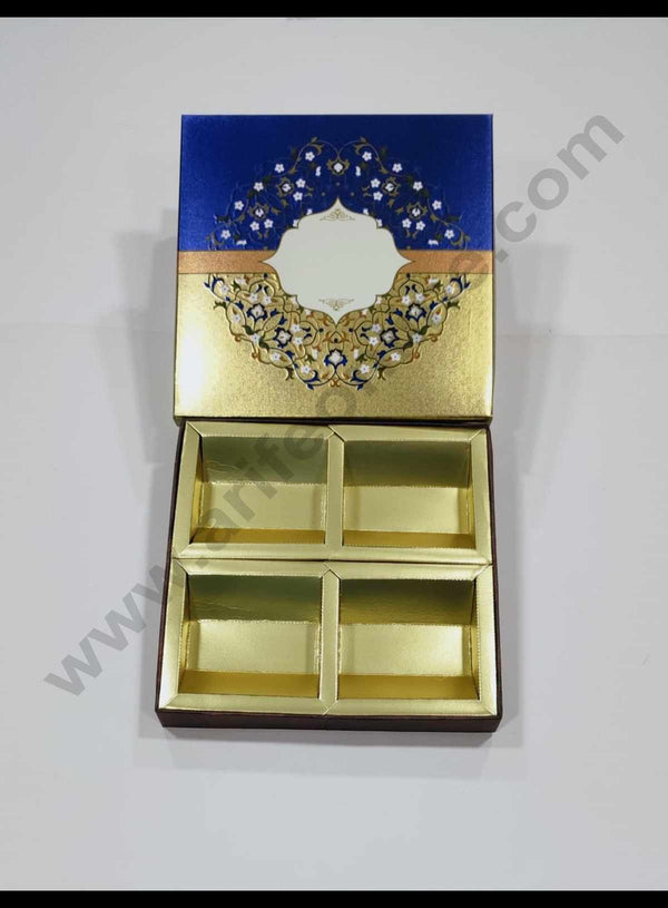 Cake Decor Diwali Boxes 9*9 Dry Fruit Boxes Chocolate Gift Sweet Box (SBBXD-34781D)