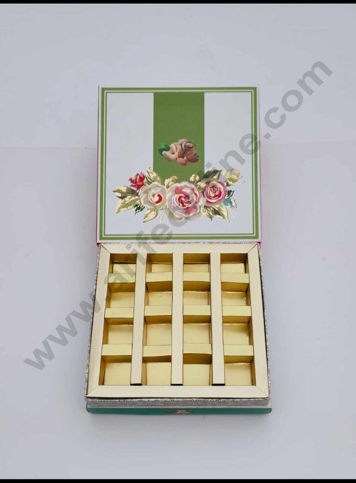 Cake Decor Diwali Boxes 8*8 Chocolate Boxes Chocolate Gift Sweet Box (SBBXD-6131)