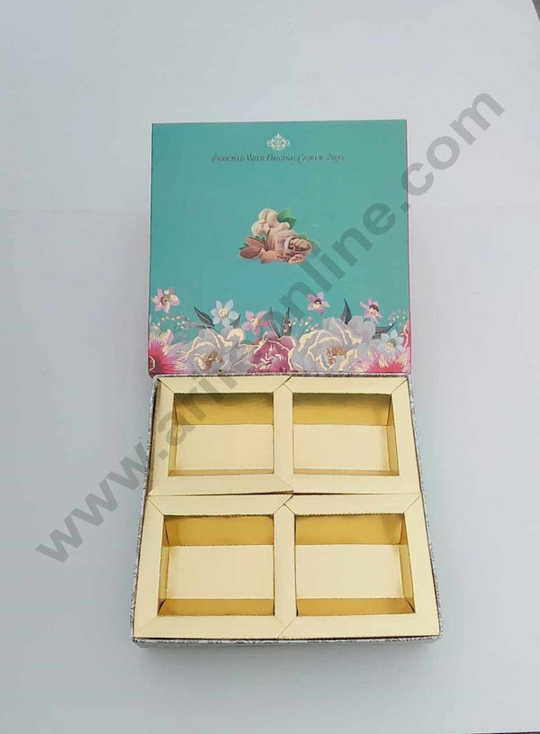 Cake Decor Diwali Boxes 8*8 Dry Fruit Boxes Chocolate Gift Sweet Box (SBBXD-6268D)