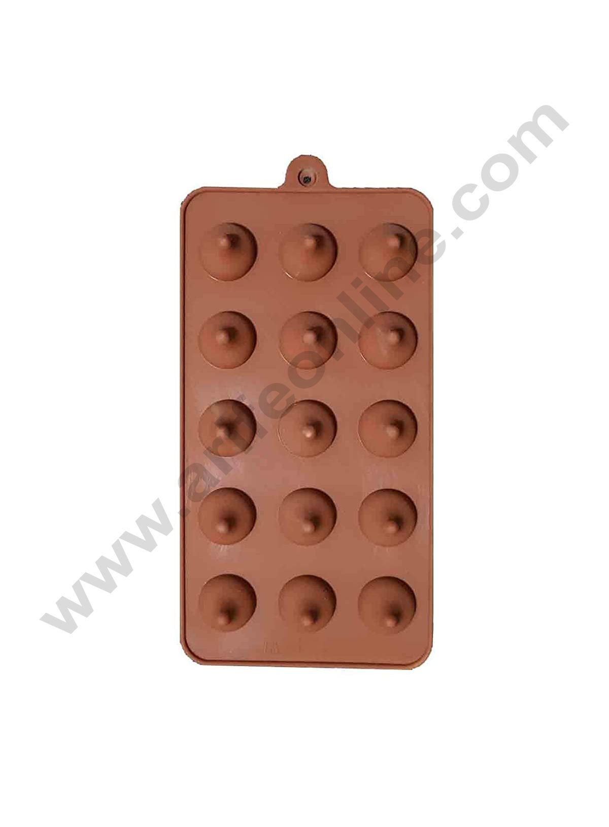 Cake Decor New Small Modak Shape 15 in 1 Chocolate Mould, Silicone Mol ...