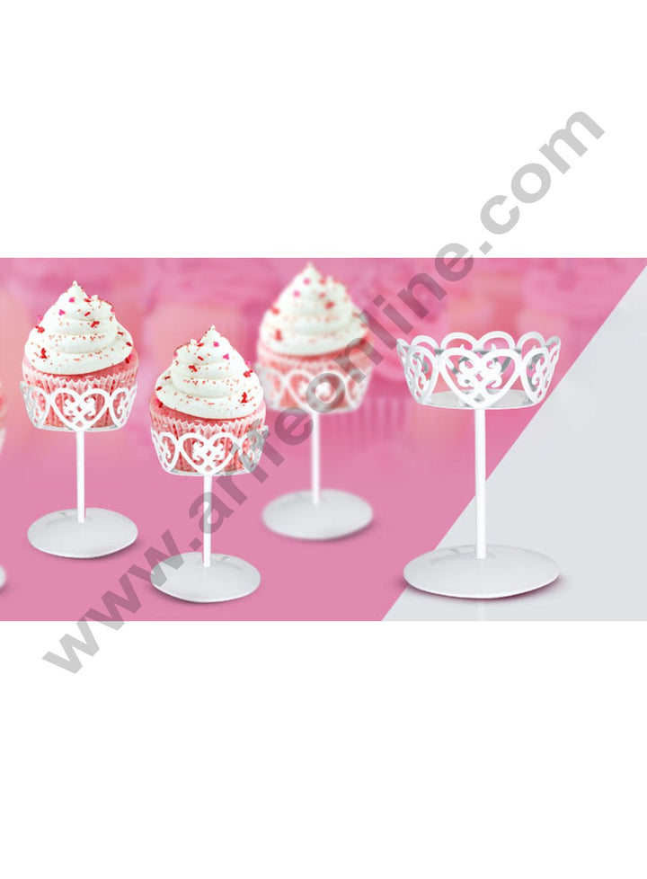 Cake Decor Metal Single Count Cupcake Stand Holder Display