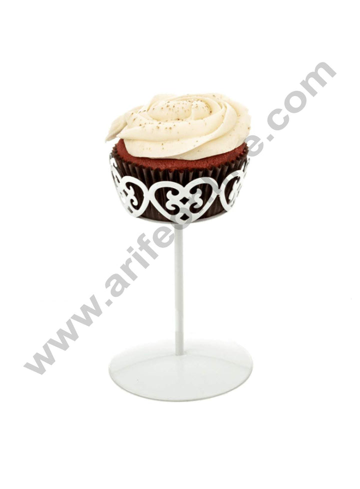 Cake Decor Metal Single Count Cupcake Stand Holder Display